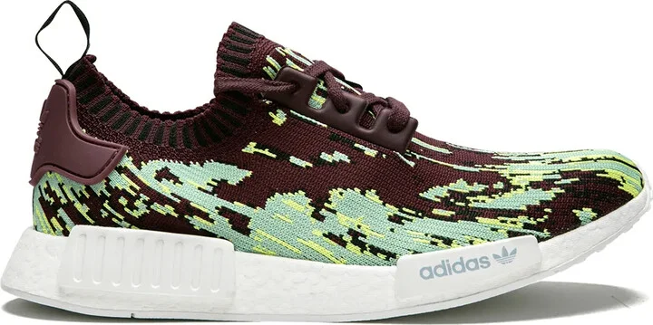 x Sneakersnstuff NMD R1 Primeknit Datamosh 2.0 "Maroon" sneakers