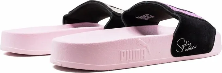 x Sophia Webster Leadcat suede slides - Image 3