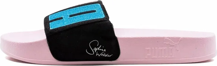 x Sophia Webster Leadcat suede slides - Image 5