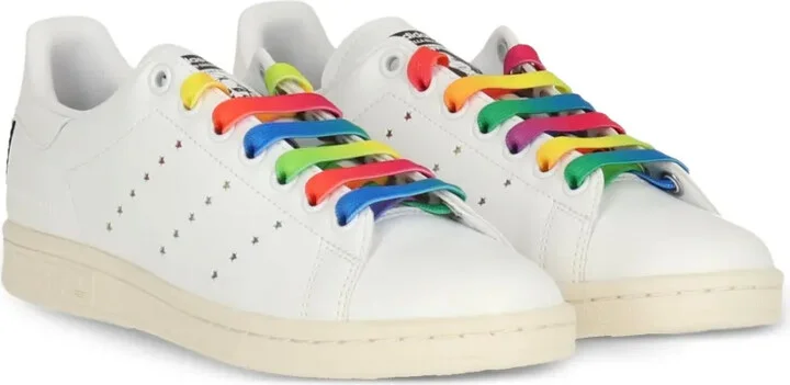 x Stan Smith vegan star-detail rainbow-lace sneakers - Image 2
