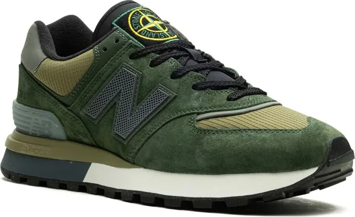 x Stone Island 574 Legacy "Dark Green" sneakers - Image 2