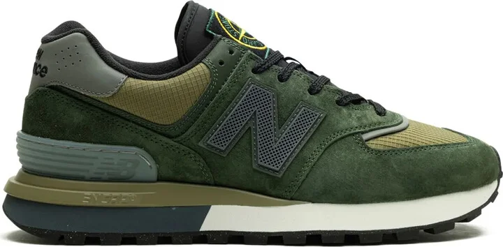 x Stone Island 574 Legacy "Dark Green" sneakers