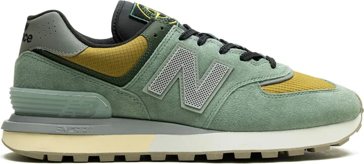 x Stone Island 574 Legacy "Light Green" sneakers