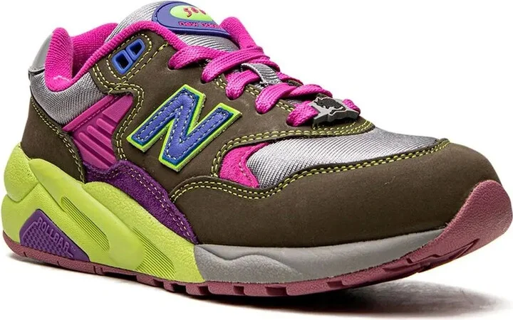 x Stray Rats MT580 "Dark Moss/Cosmic Grape" sneakers - Image 2