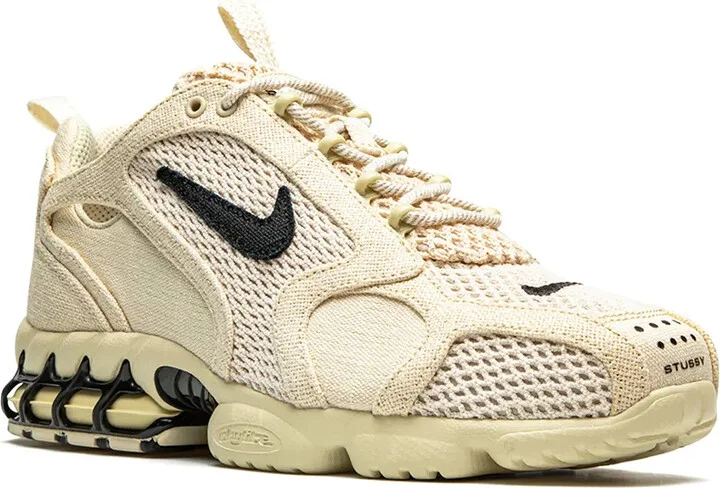 x Stüssy Air Zoom Spiridon Caged "Fossil" sneakers - Image 2