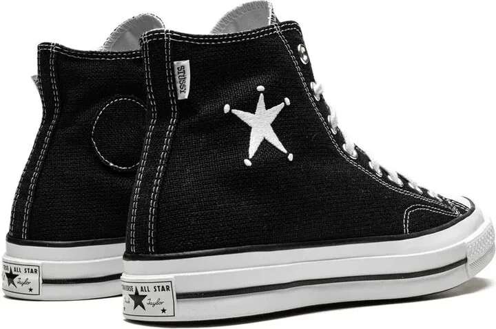 x Stüssy Chuck 70 Hi "Black/White" sneakers - Image 3