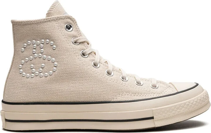 x Stüssy Chuck 70 High "Fossil" sneakers