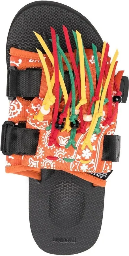 x Suicoke Moto fringed slides - Image 4