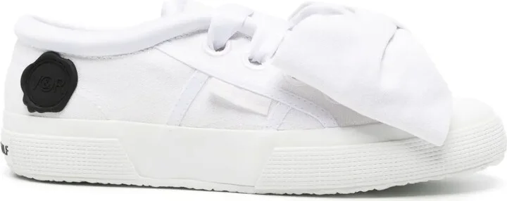 x Superga bow-detail flatform sneakers