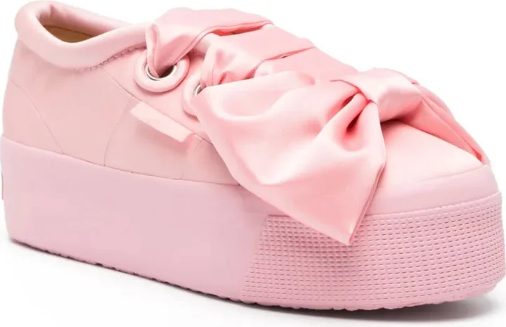 x Superga bow-detail sneakers - Image 2