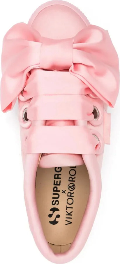 x Superga bow-detail sneakers - Image 4