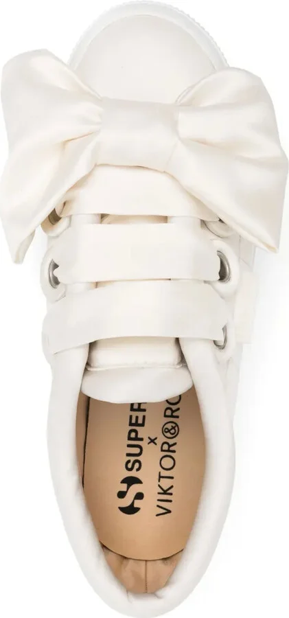 x Superga bow-detail sneakers - Image 4