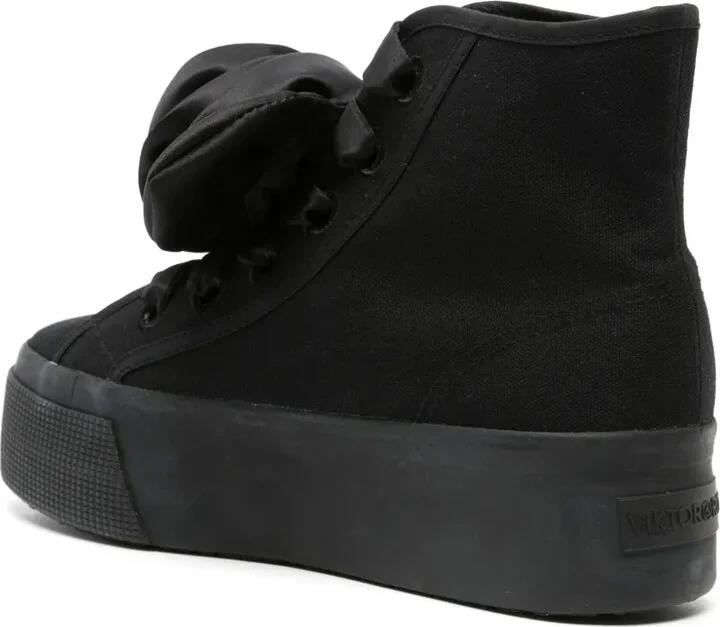 x Superga satin-rose high-top sneakers - Image 3