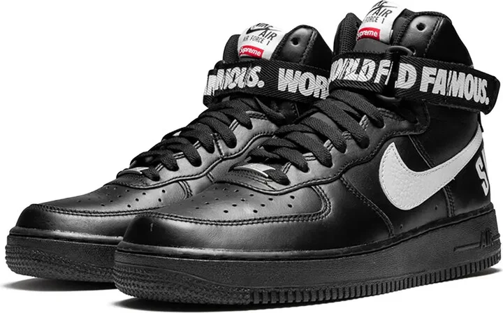 x Supreme Air Force 1 High SP "Black" sneakers - Image 2