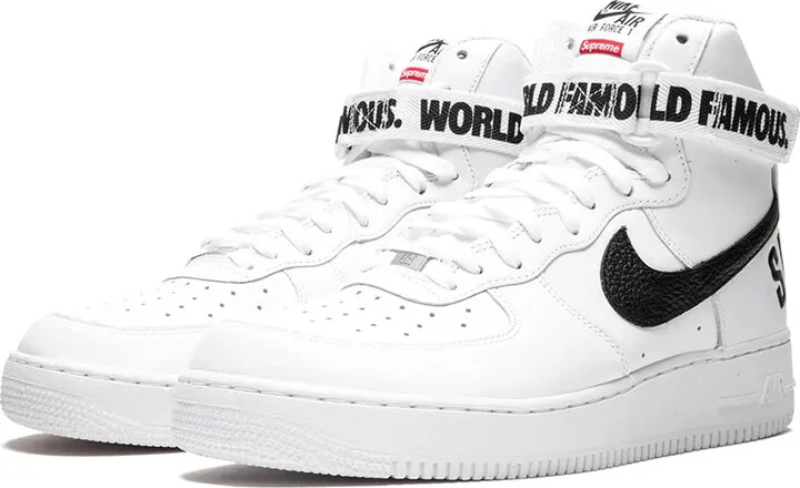 x Supreme Air Force 1 High SP "White" sneakers - Image 2