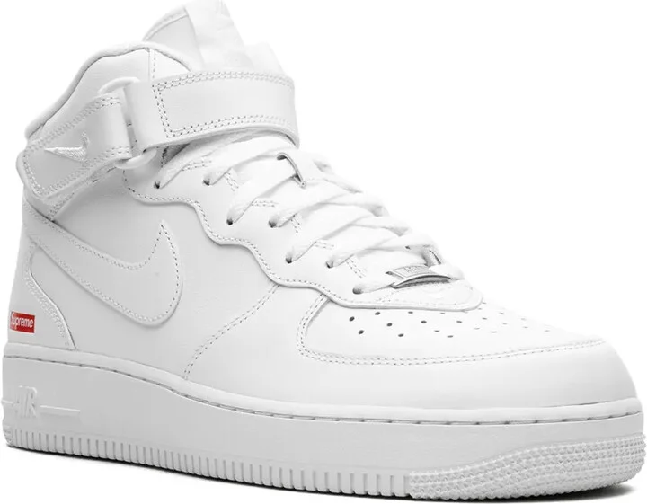 x Supreme Air Force 1 Mid "Mini Box Logo White" sneakers - Image 2
