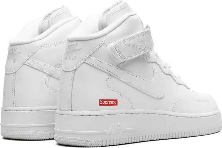 x Supreme Air Force 1 Mid "Mini Box Logo White" sneakers - Image 3