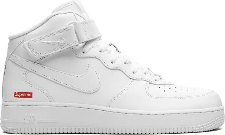x Supreme Air Force 1 Mid "Mini Box Logo White" sneakers