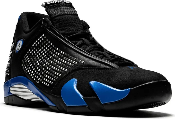 x Supreme Air Jordan 14 Retro "Black/Varsity Royal" sneakers - Image 2