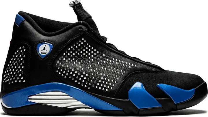 x Supreme Air Jordan 14 Retro "Black/Varsity Royal" sneakers
