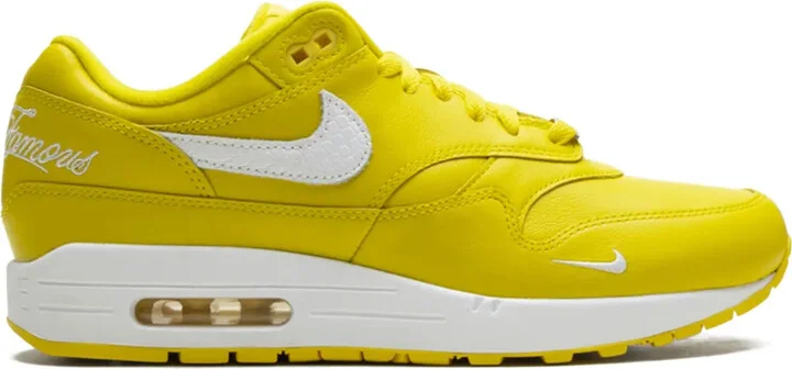 x Supreme Air Max 1 '87 SP "Speed Yellow/White" sneakers
