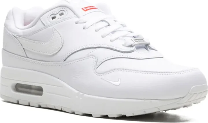 x Supreme Air Max 1 '87 SP "Triple White" sneakers - Image 2