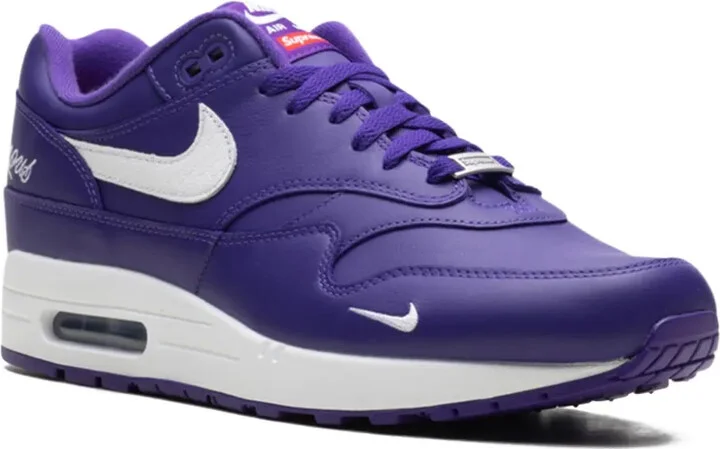 x Supreme Air Max 1 '87 SP "Varsity Purple/White" sneakers - Image 2