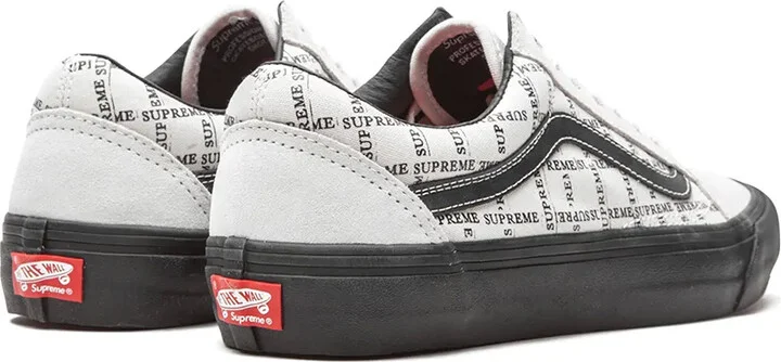 x Supreme Old Skool Pro "Grid White" sneakers - Image 3