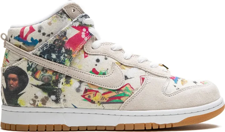 x Supreme SB Dunk High "Rammellzee" sneakers