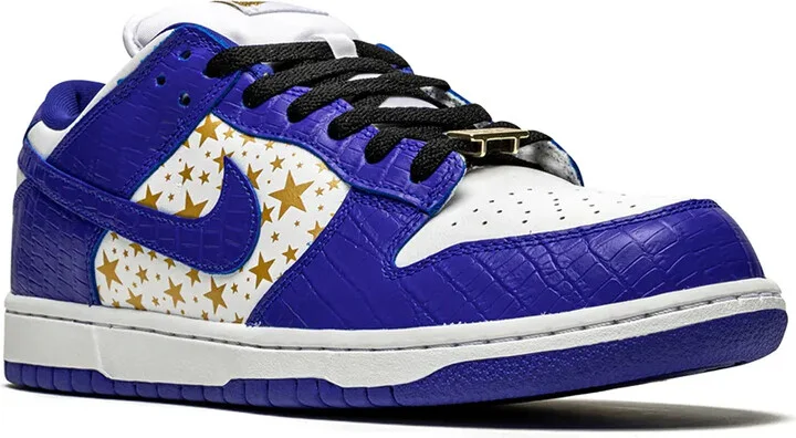 x Supreme SB Dunk Low "Stars/Hyper Blue" sneakers - Image 2