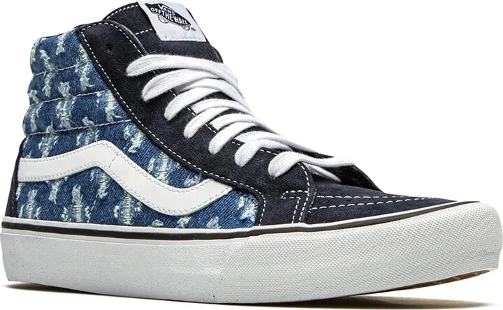 x Supreme Sk8-Hi "Hole Punch Denim - Image 2