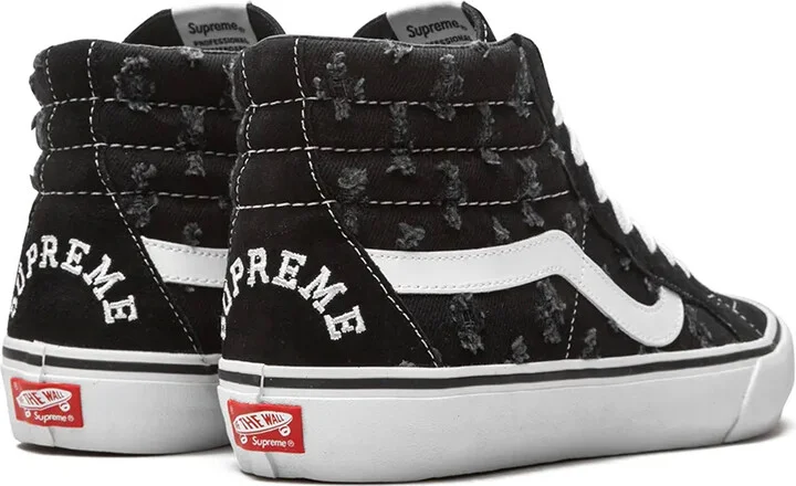 x Supreme Sk8-Hi "Hole Punch Denim - Image 3