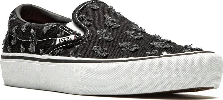 x Supreme Slip-On Pro "Black Hole Punch Denim" sneakers - Image 2