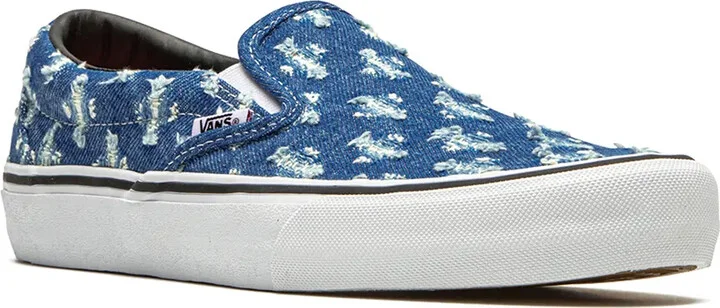 x Supreme Slip-On Pro "Blue Hole Punch Denim" sneakers - Image 2