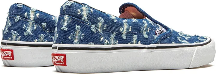 x Supreme Slip-On Pro "Blue Hole Punch Denim" sneakers - Image 3