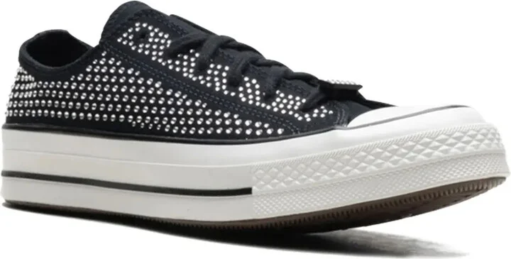 x Swarovski Chuck 70 "Black/Vintage White/Egret" sneakers - Image 2