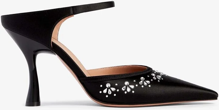 X Tabitha Simmons Cassie 90 Satin Mules