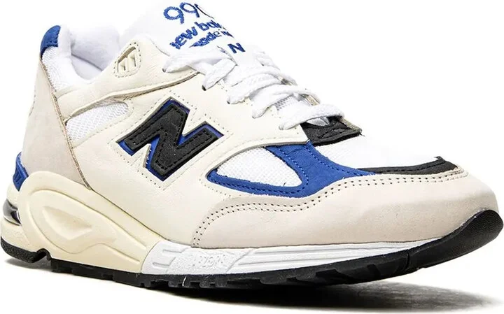 x Teddy Santis 990 V2 Made in USA “White/Blue” sneakers - Image 2