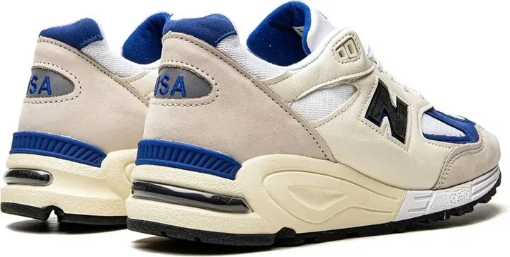 x Teddy Santis 990 V2 Made in USA “White/Blue” sneakers - Image 4