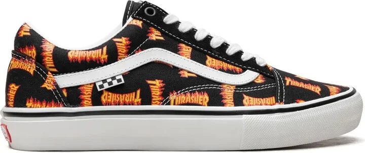 x Thrasher Old Skool "Thrasher All Over Flame Logo" sneakers