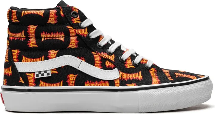 x Thrasher Sk8-Hi "Allover Thrasher Logo" sneakers