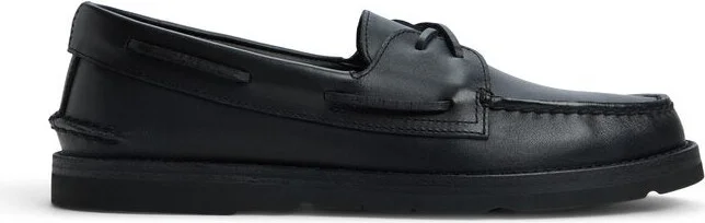 x Todd Snyder Vachetta Leather Boat Shoe