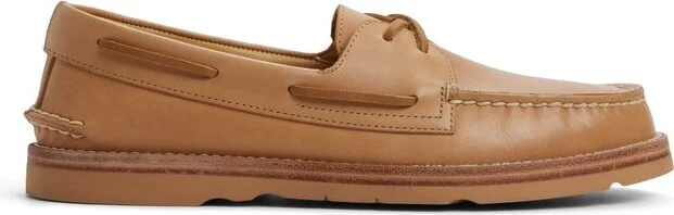 x Todd Snyder Vachetta Leather Boat Shoe