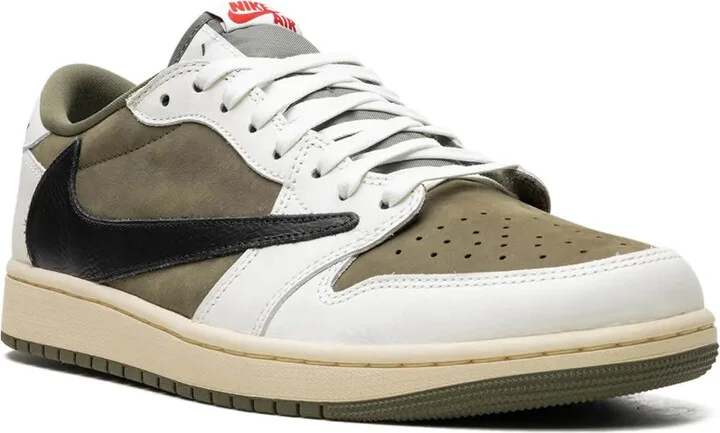 x Travis Scott Air Jordan 1 Low OG "Medium Olive" sneakers - Image 2