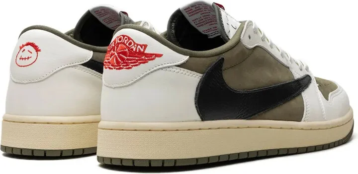 x Travis Scott Air Jordan 1 Low OG "Medium Olive" sneakers - Image 3