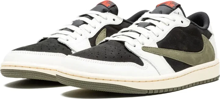 x Travis Scott Air Jordan 1 Low OG "Olive" sneakers - Image 4
