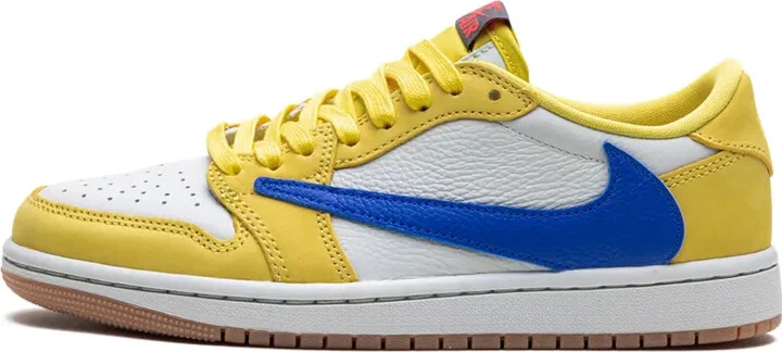 x Travis Scott Air Jordan 1 Retro Low "Canary" sneakers - Image 4
