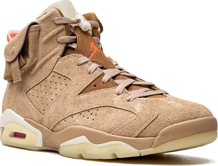 x Travis Scott Air Jordan 6 Retro SP "British Khaki Promo Sample" sneakers - Image 2