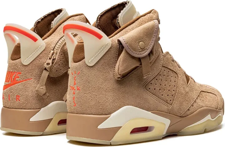 x Travis Scott Air Jordan 6 Retro SP "British Khaki Promo Sample" sneakers - Image 3