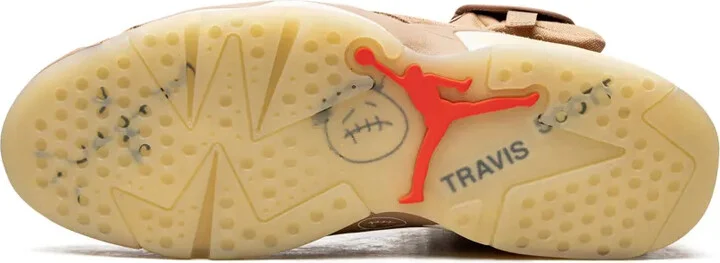 x Travis Scott Air Jordan 6 Retro SP "British Khaki Promo Sample" sneakers - Image 4